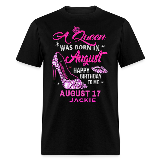 17TH AUGUST QUEEN - JACKIE - black