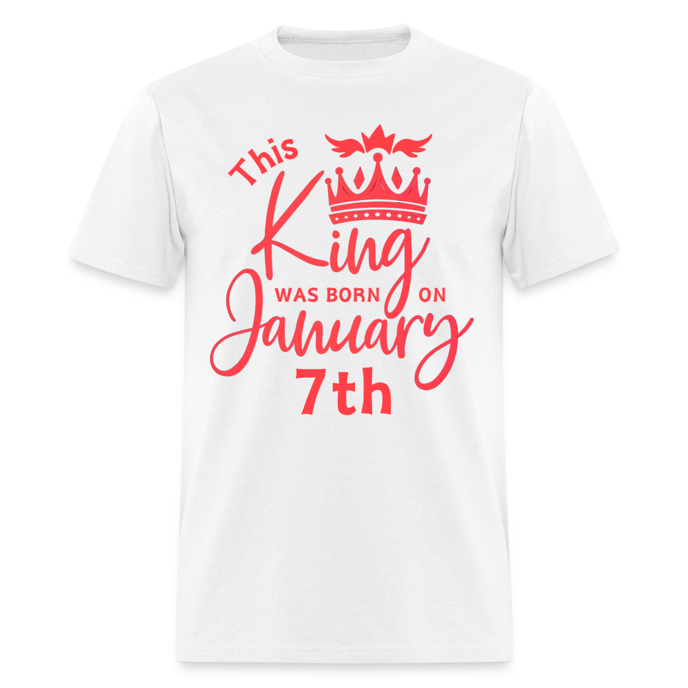 KING BORN 7TH JANUARY - white