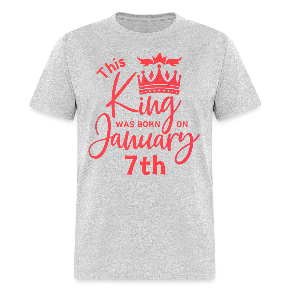 KING BORN 7TH JANUARY - heather gray