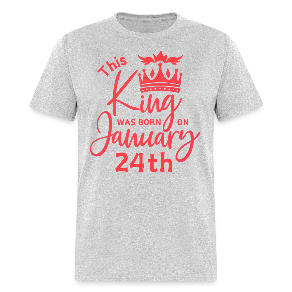 KING BORN 24TH JANUARY - heather gray
