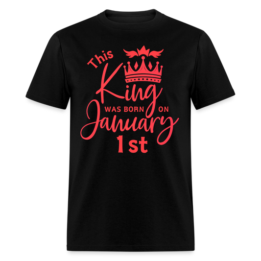 KING BORN 1ST JANUARY - black