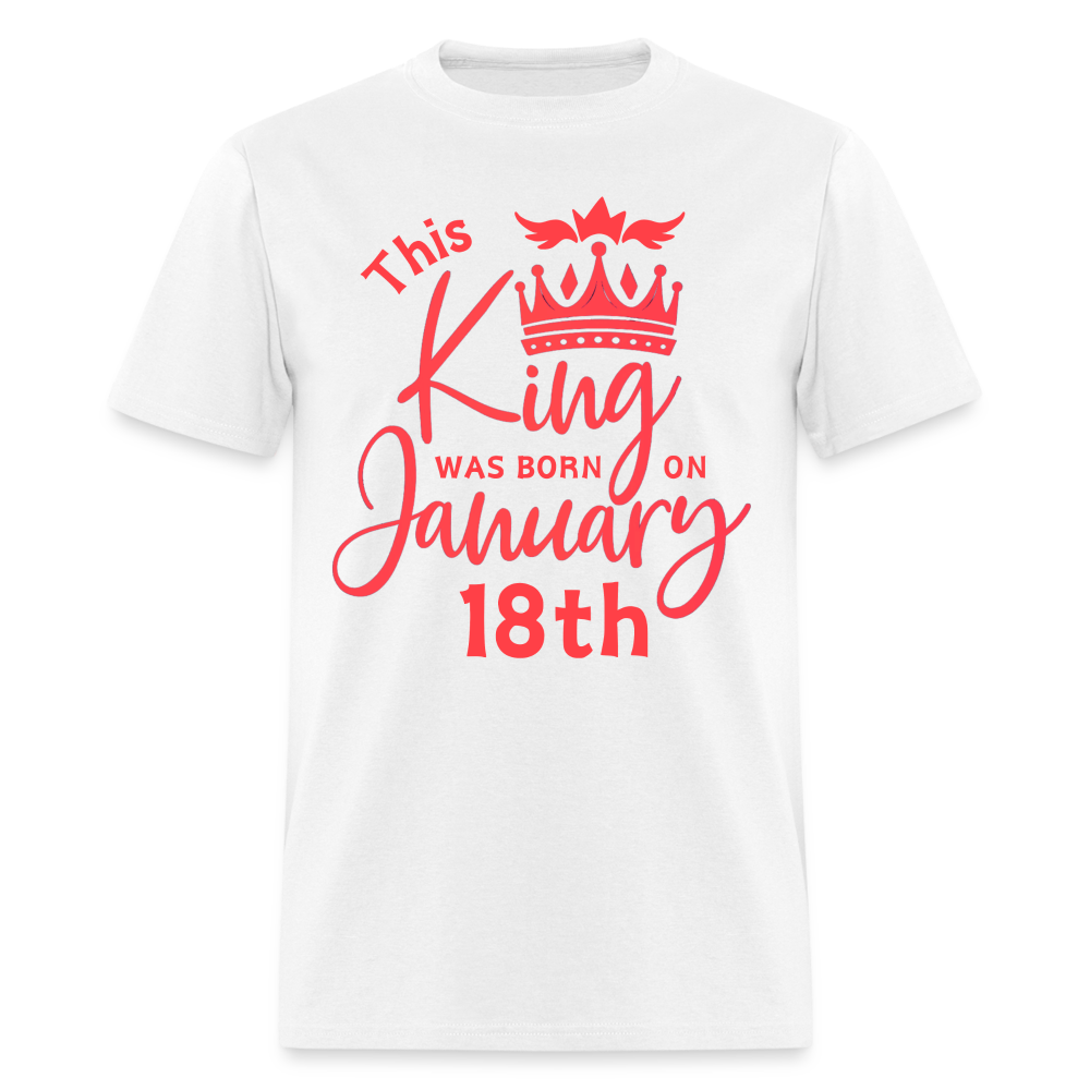 KING BORN 18TH JANUARY - white