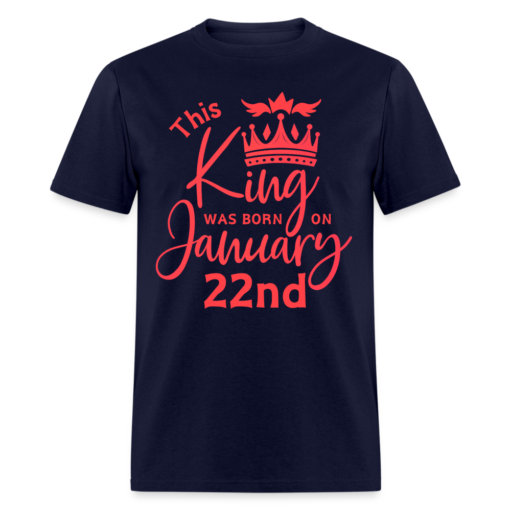 KING BORN 22ND JANUARY - navy