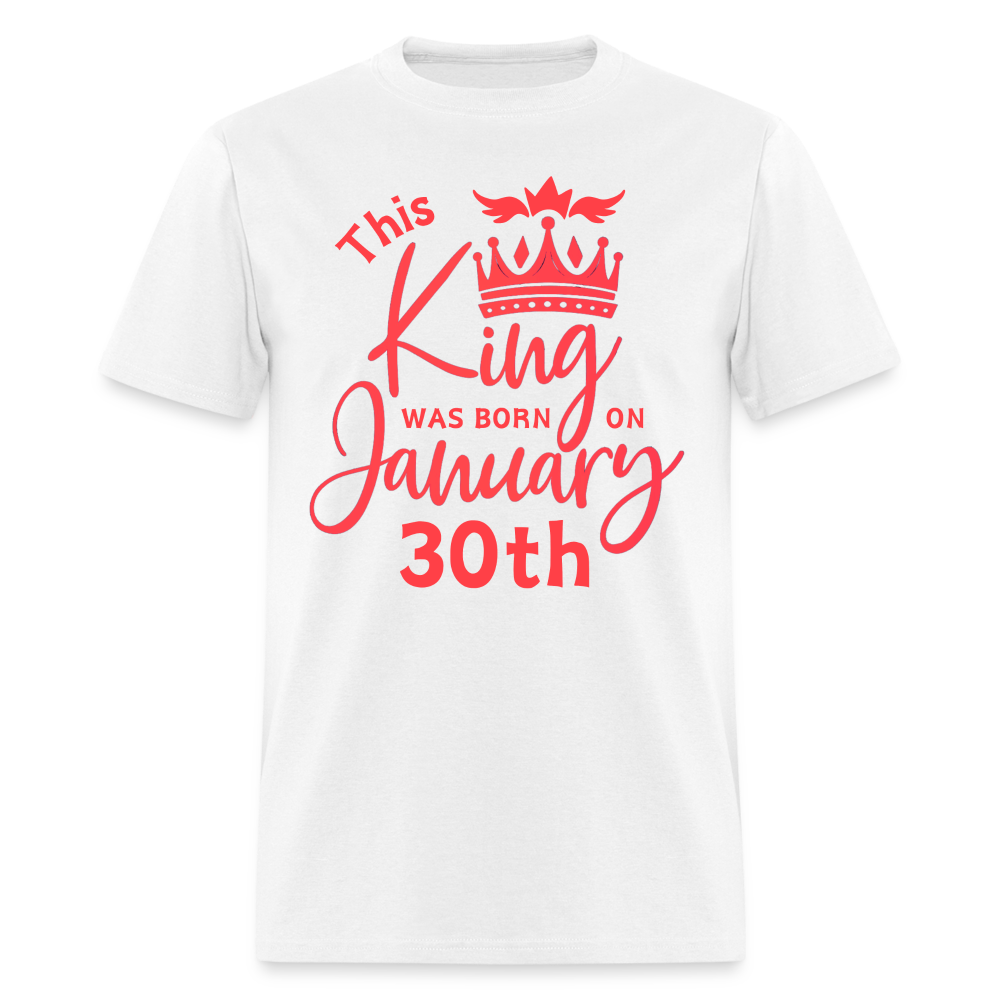 KING BORN 30TH JANUARY - white