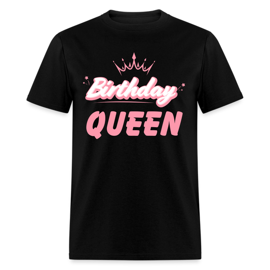 BIRTHDAY QUEEN UNISEX SHIRT - black