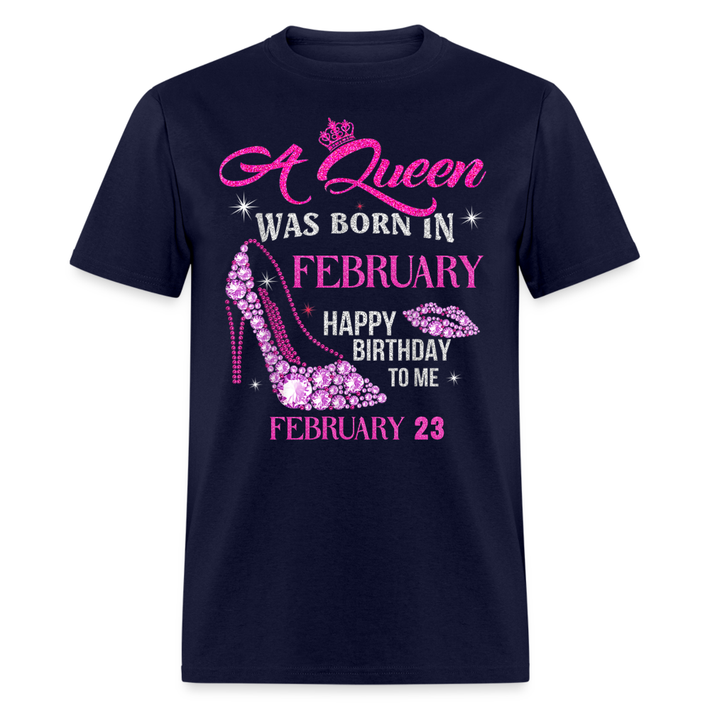 23RD FEBRUARY QUEEN SHIRT - navy