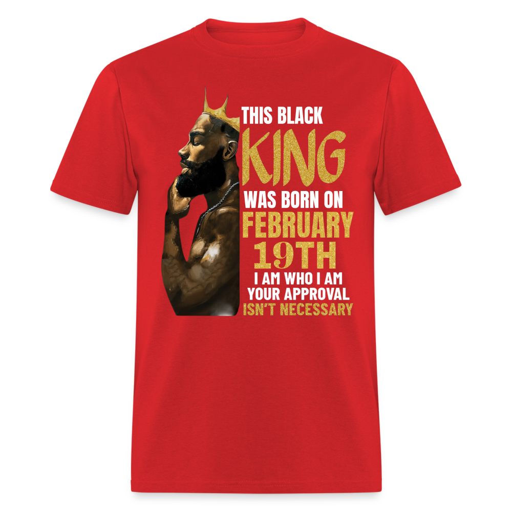 19TH FEBRUARY BLACK KING - red