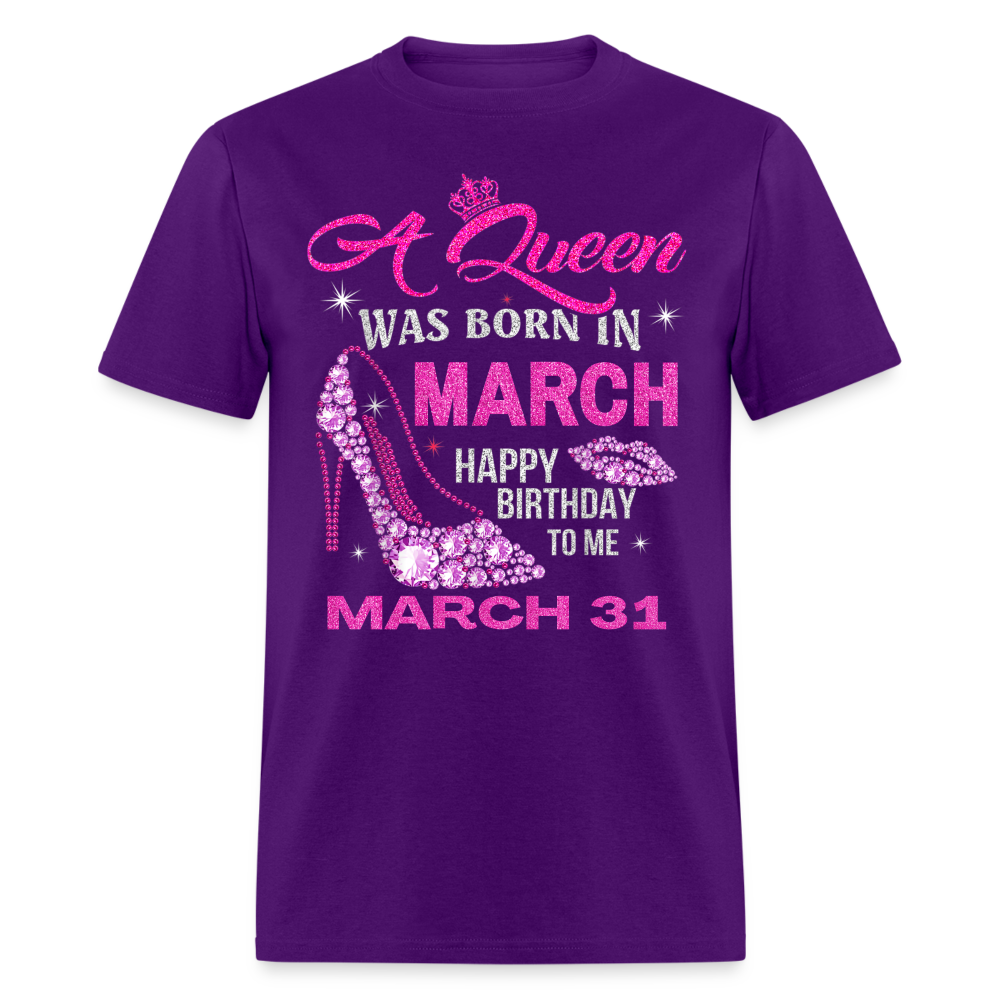 31ST MARCH QUEEN - purple