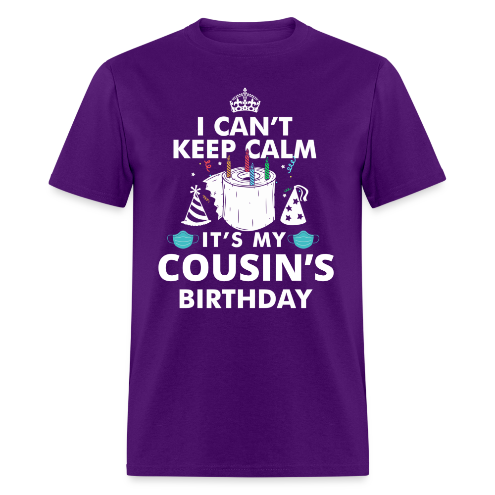 COUSINS BIRTHDAY UNISEX SHIRT - purple