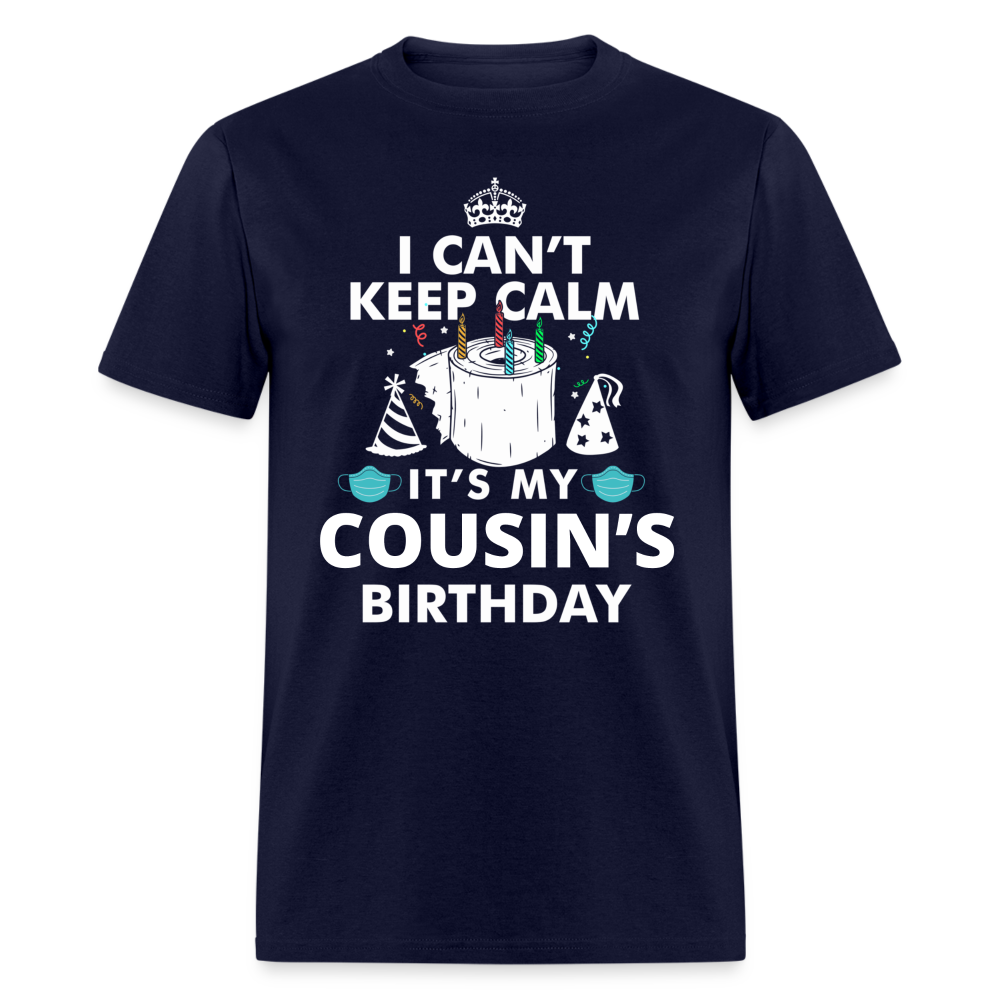 COUSINS BIRTHDAY UNISEX SHIRT - navy