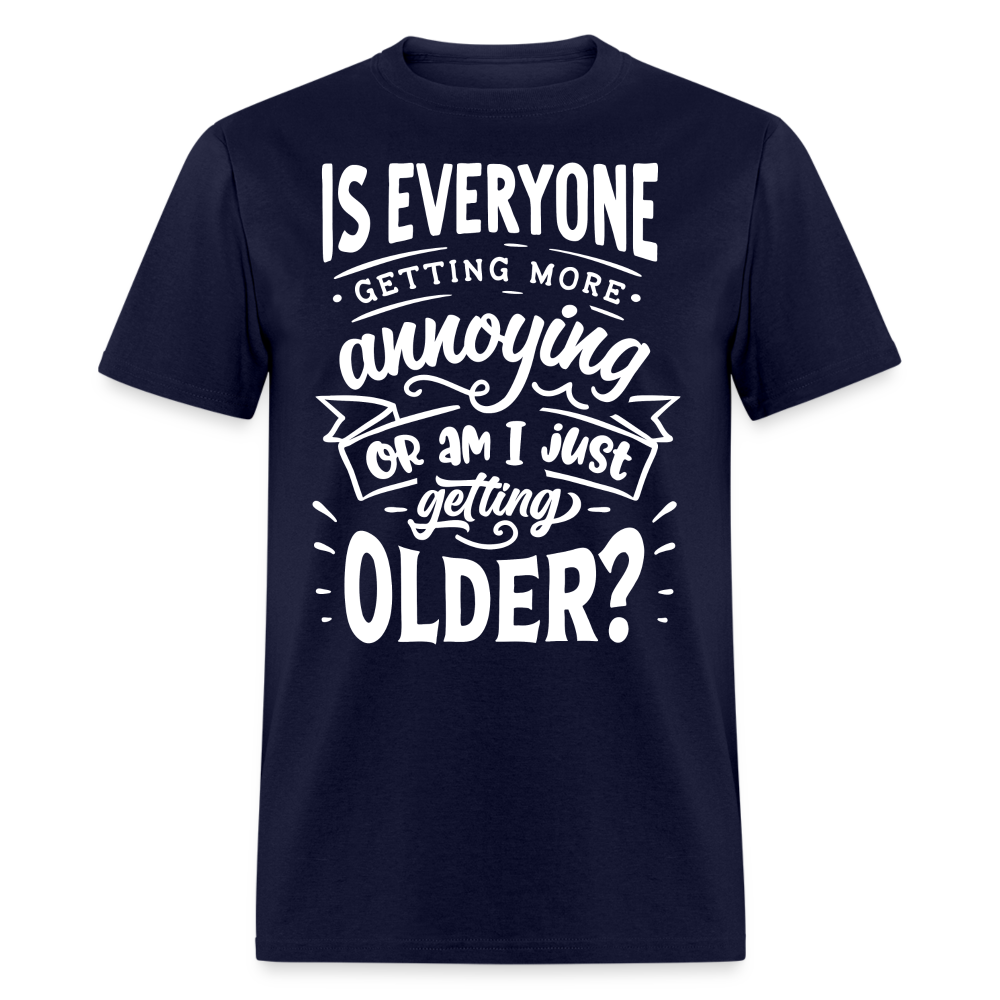 AM I GETTING OLDER - navy