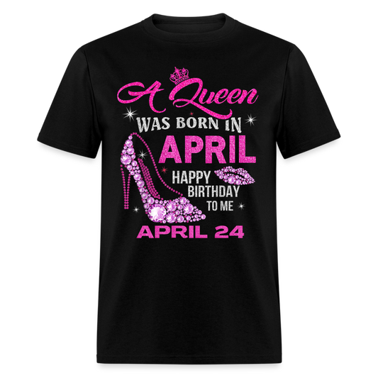 24TH APRIL QUEEN SHIRT - black