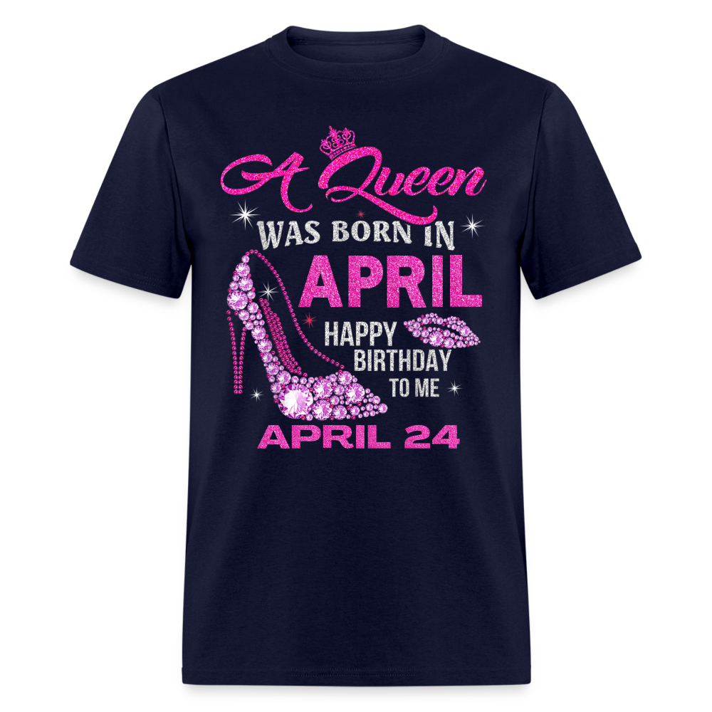 24TH APRIL QUEEN SHIRT - navy