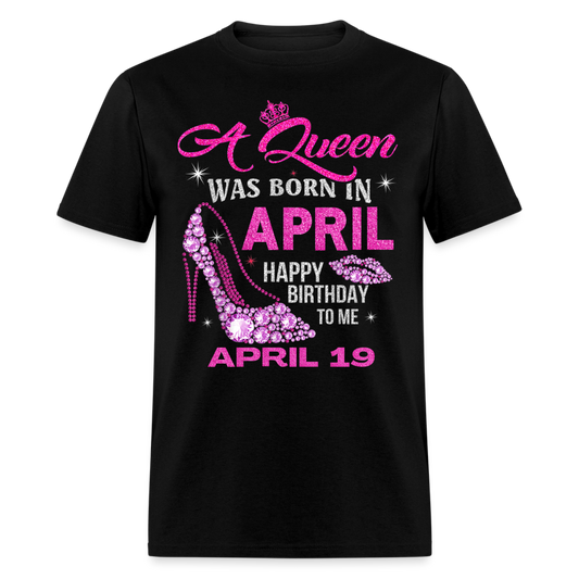 19TH APRIL QUEEN SHIRT - black