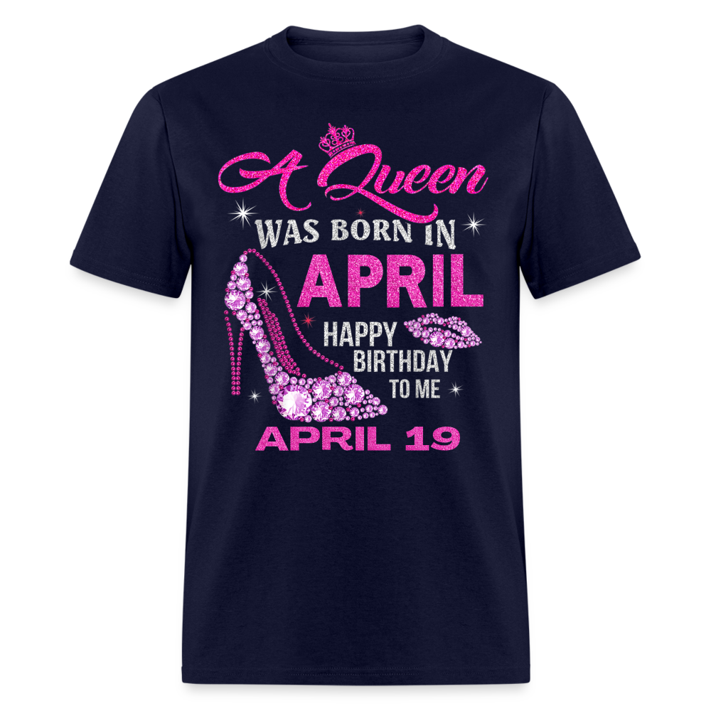 19TH APRIL QUEEN SHIRT - navy