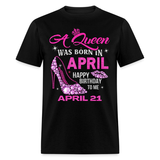 21ST APRIL QUEEN SHIRT - black
