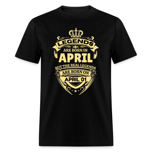 1 APRIL REAL LEGENDS - black