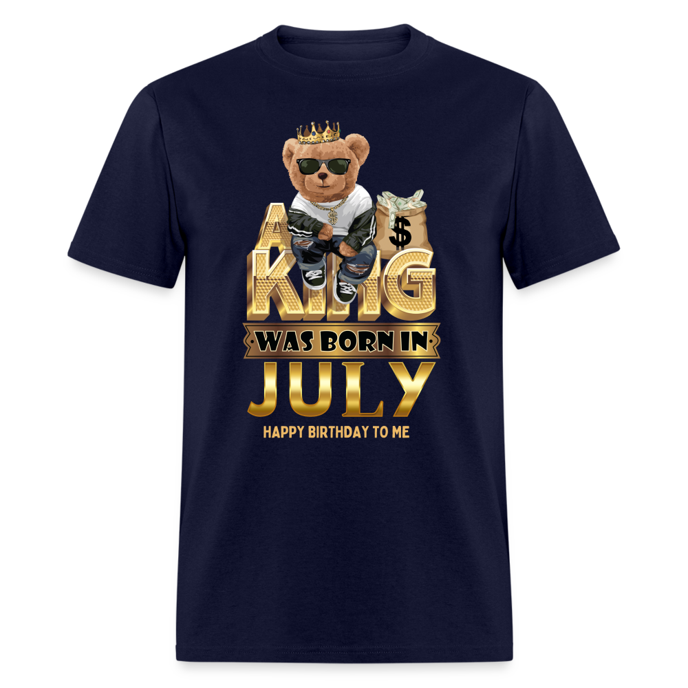 A KING WAS BORN IN JULY - navy