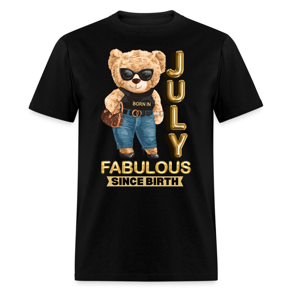 BORN IN JULY FAB SINCE BIRTH - black