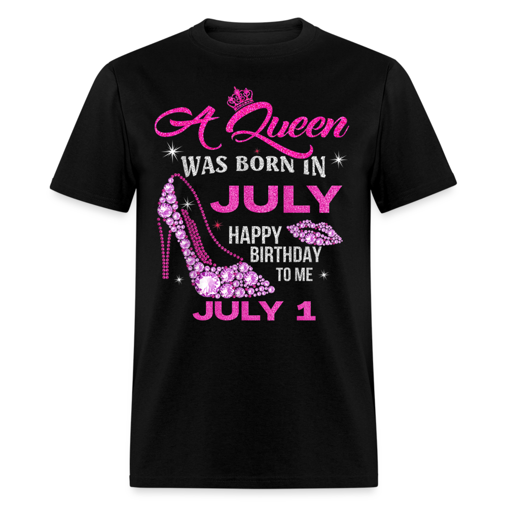 1ST JULY QUEEN - black