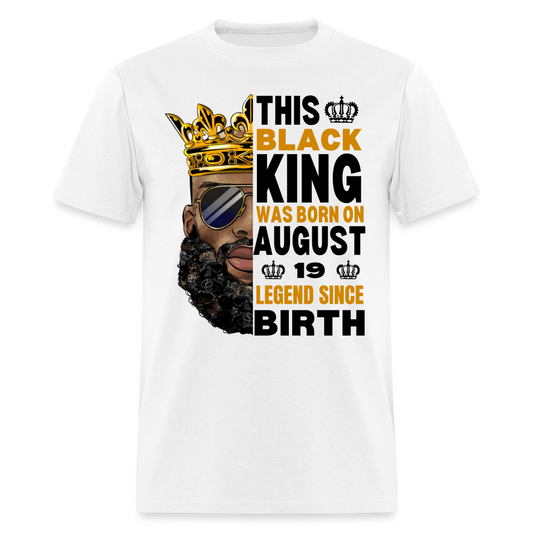19TH AUGUST KING LEGEND - white