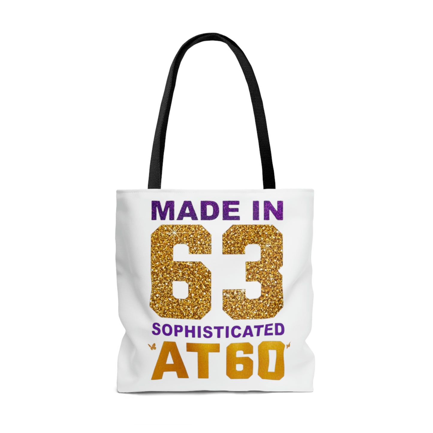SOPHISTICATED AT 60 TOTE BAG