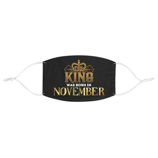 NOVEMBER KING FACE MASK