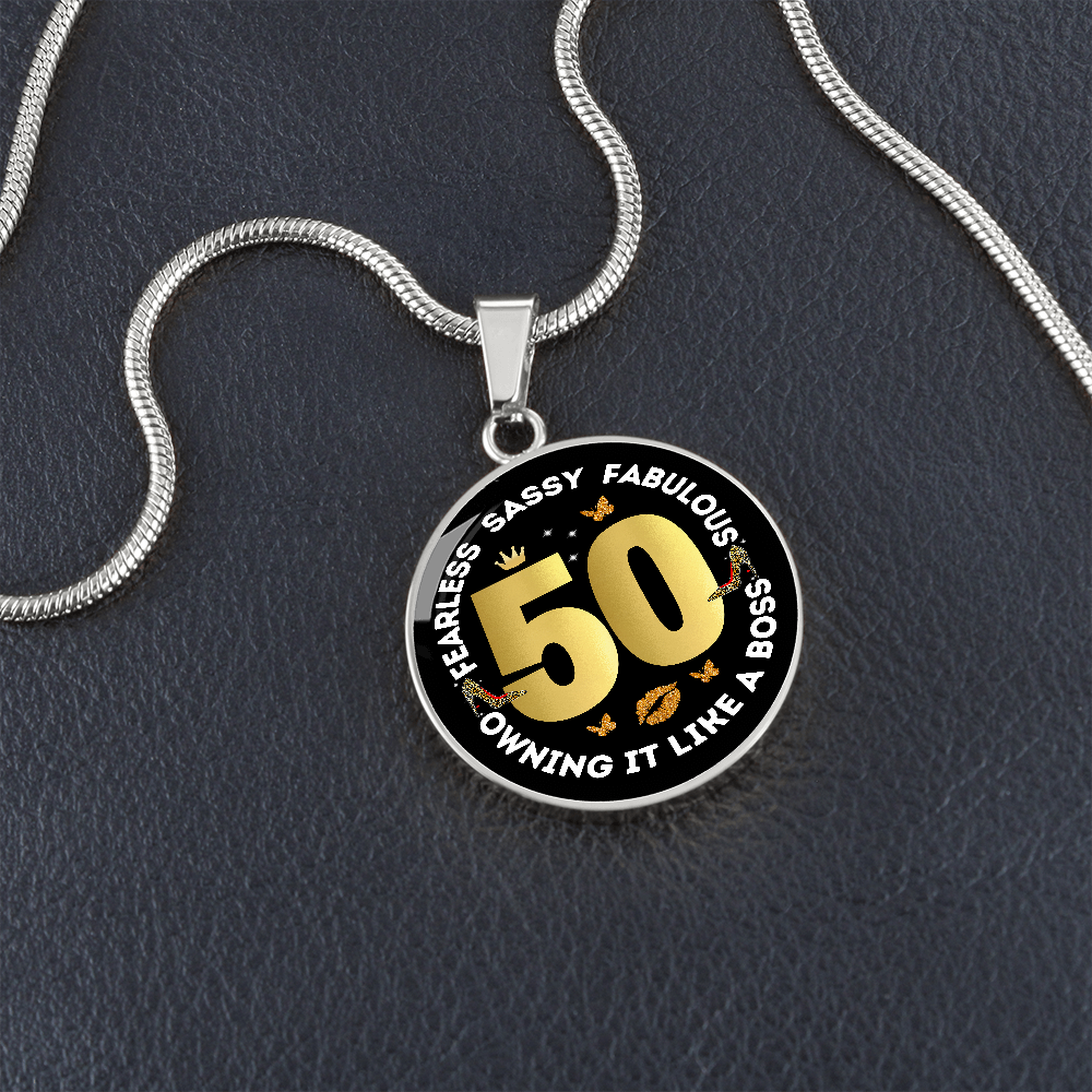 SASSY 50 ROUND NECKLACE