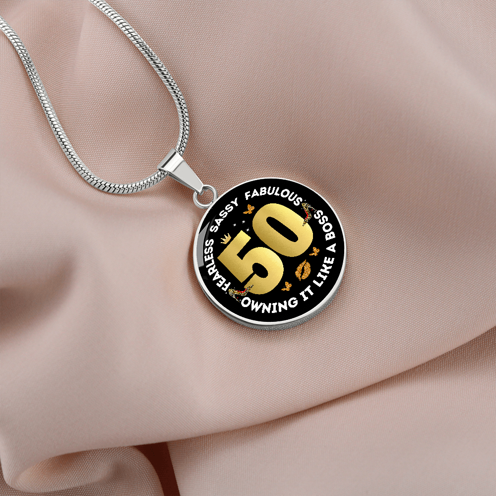 SASSY 50 ROUND NECKLACE