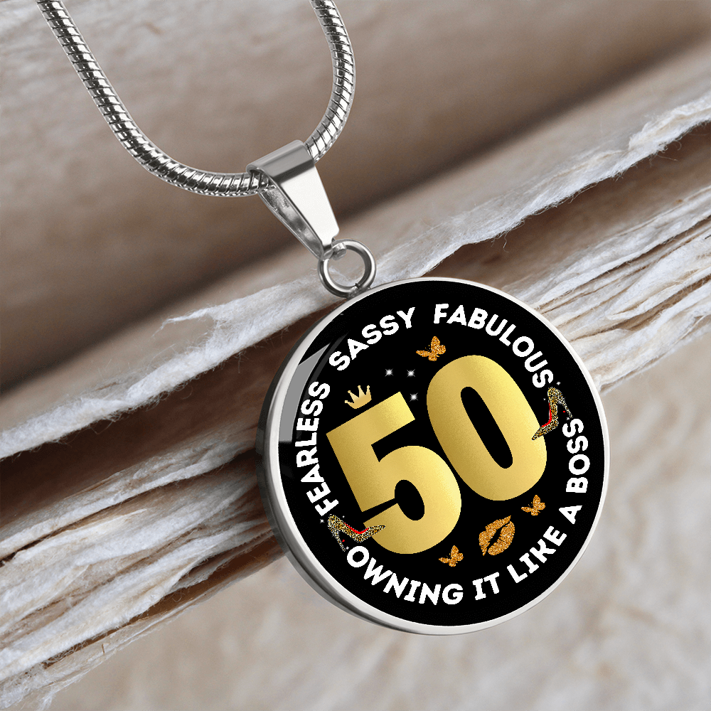SASSY 50 ROUND NECKLACE