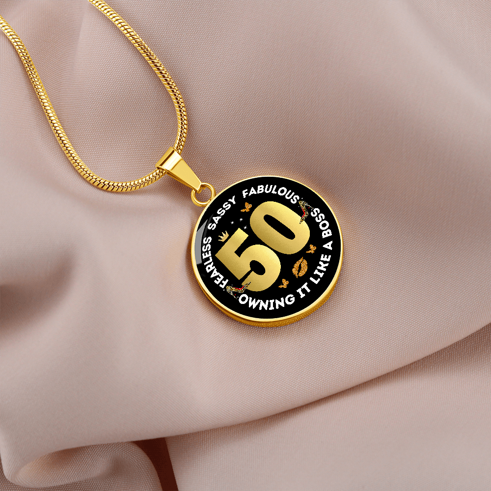 SASSY 50 ROUND NECKLACE
