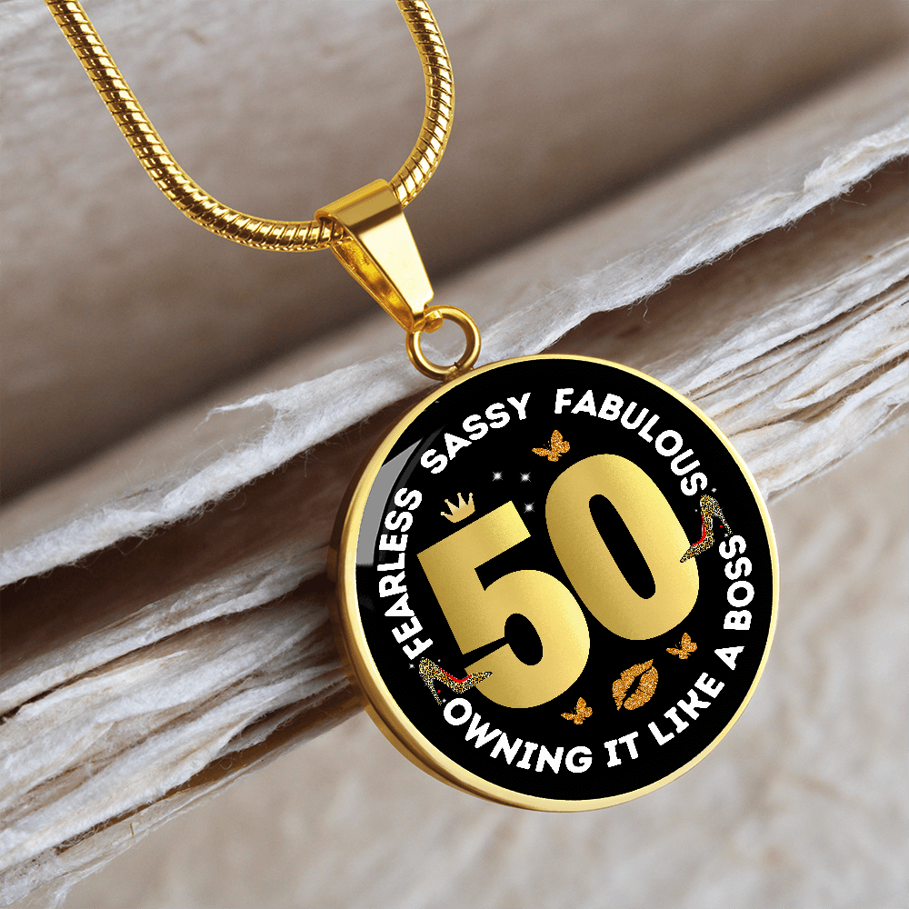 SASSY 50 ROUND NECKLACE