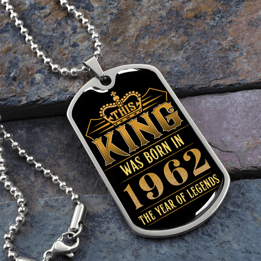 KING 1962 TAG NECKLACE