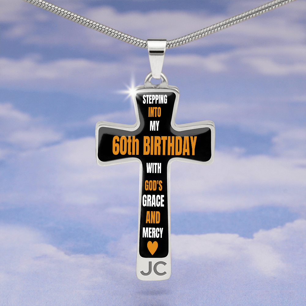 STEPPING 60 GRACE CROSS NECKLACE