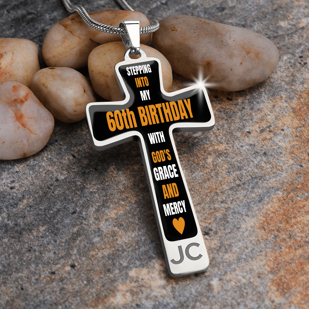 STEPPING 60 GRACE CROSS NECKLACE