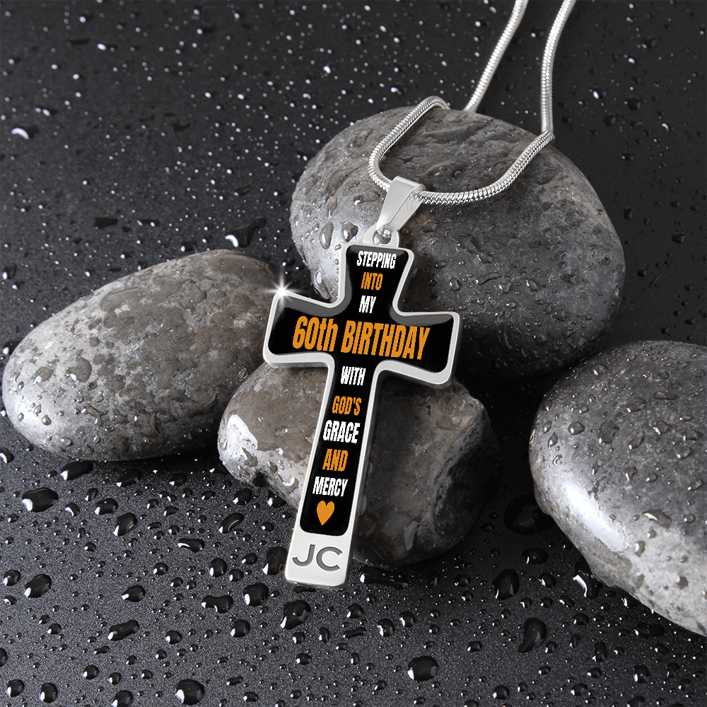 STEPPING 60 GRACE CROSS NECKLACE