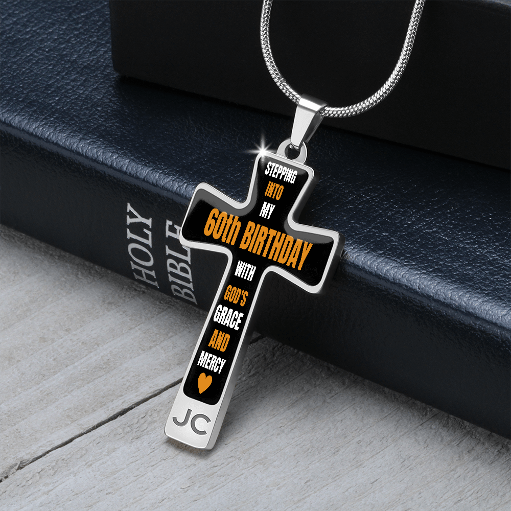 STEPPING 60 GRACE CROSS NECKLACE