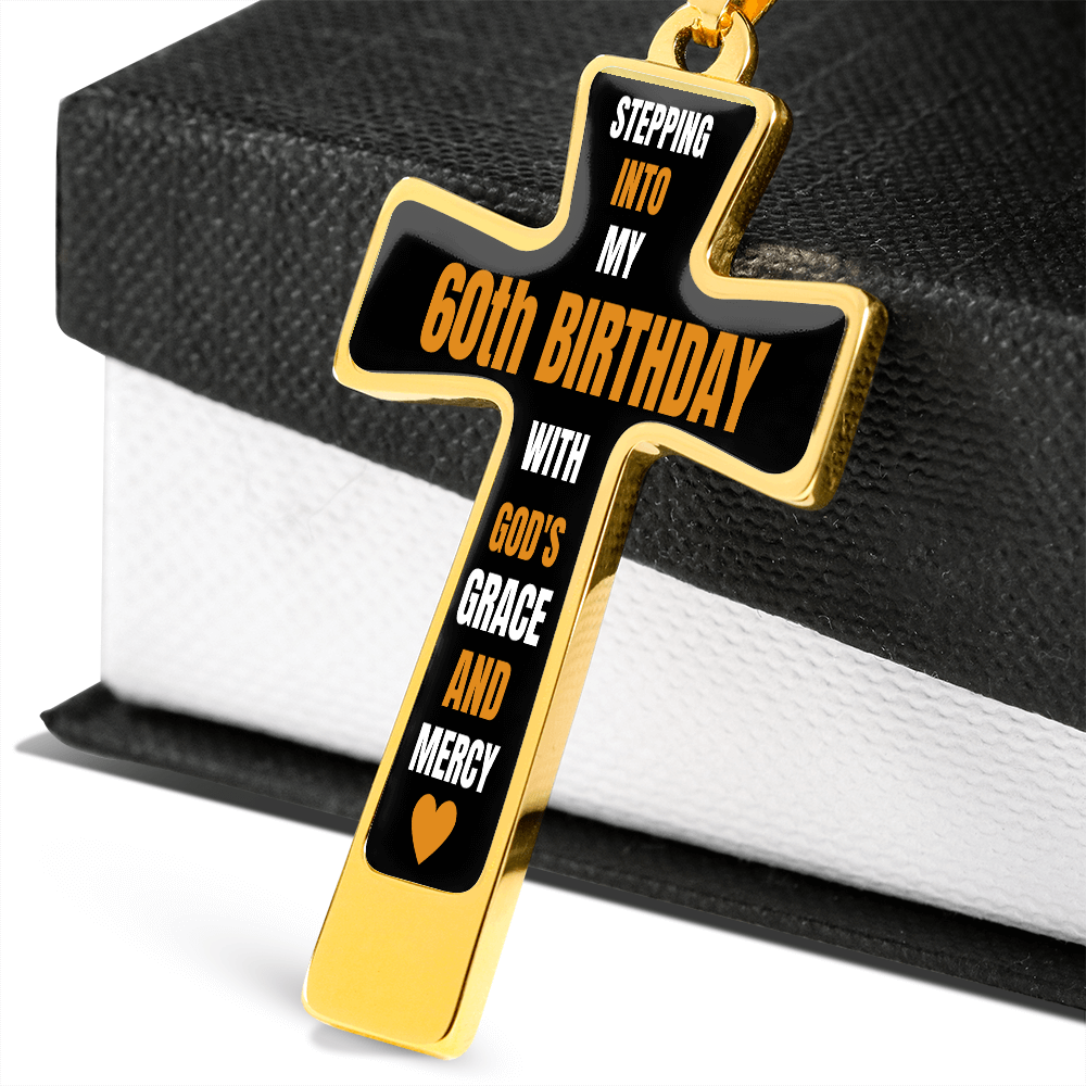 STEPPING 60 GRACE CROSS NECKLACE