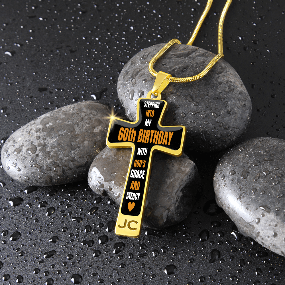 STEPPING 60 GRACE CROSS NECKLACE