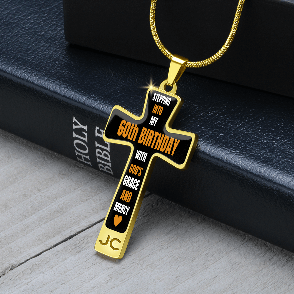 STEPPING 60 GRACE CROSS NECKLACE