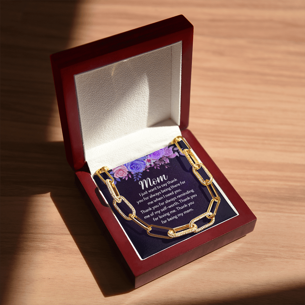 MOM FOREVER LINKED NECKLACE