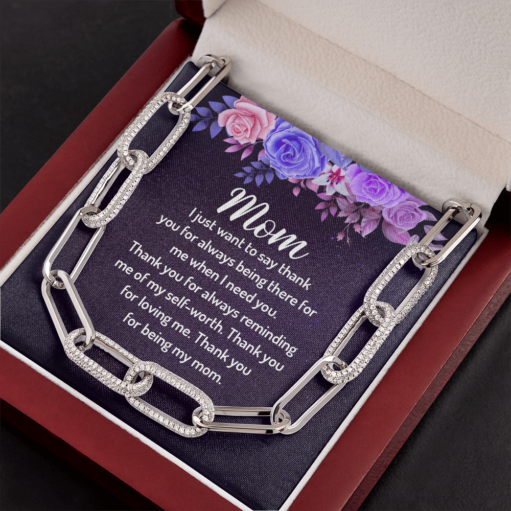 MOM FOREVER LINKED NECKLACE