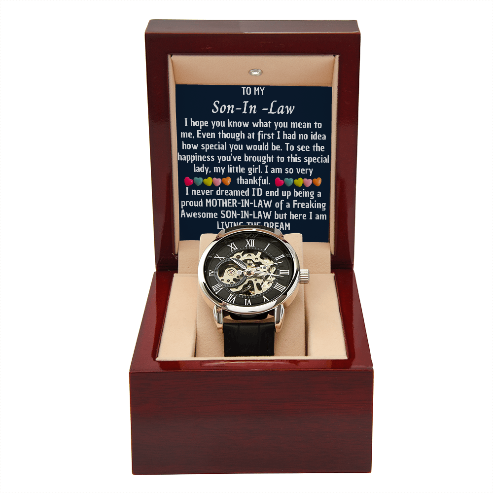 PROUD SON IN LAW WATCH