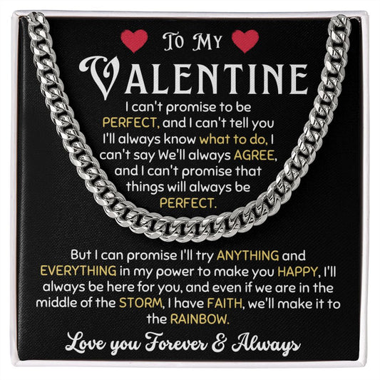 PERFECT VALENTINE CUBAN CHAIN