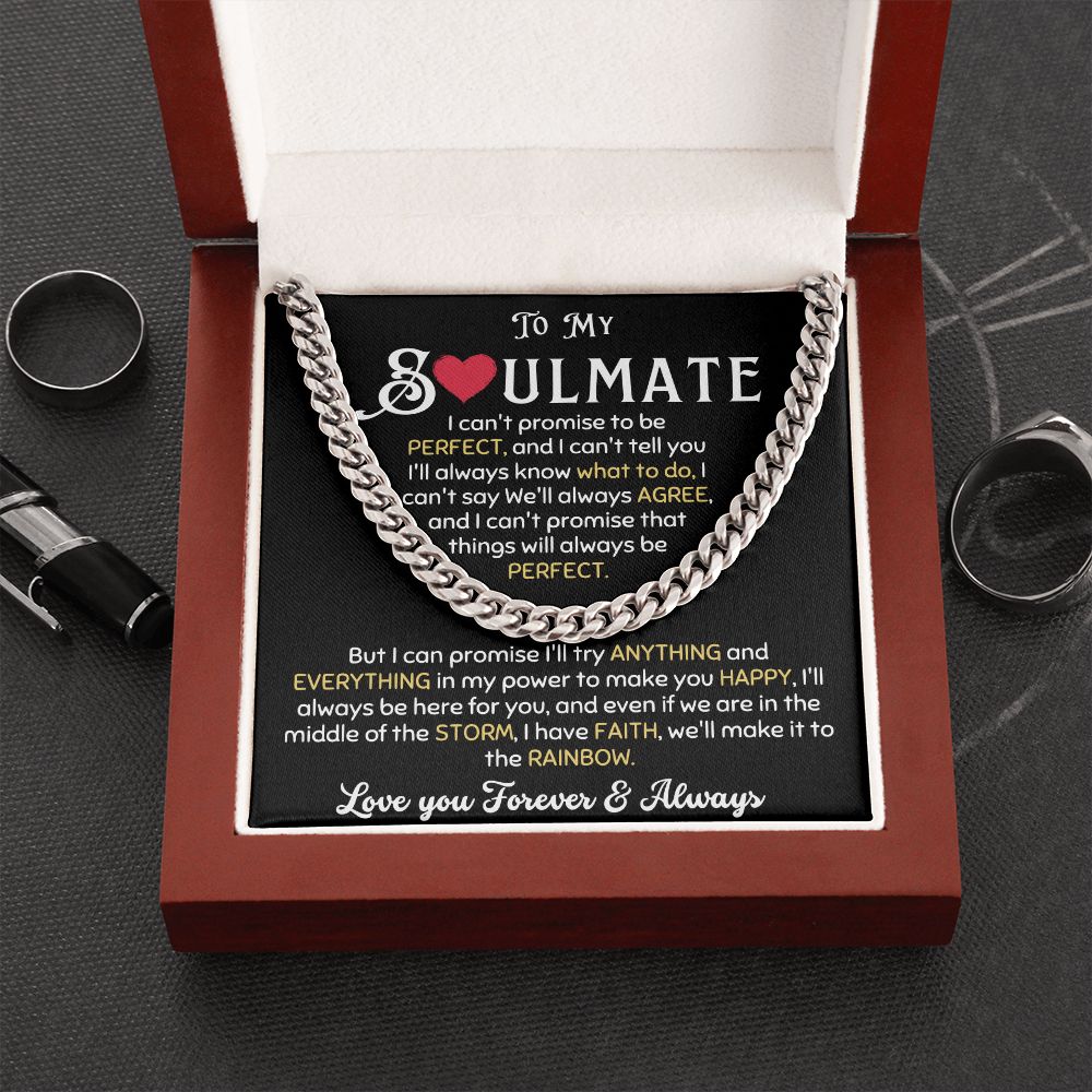 MY SOULMATE PERFECT CUBAN CHAIN NECKLACE