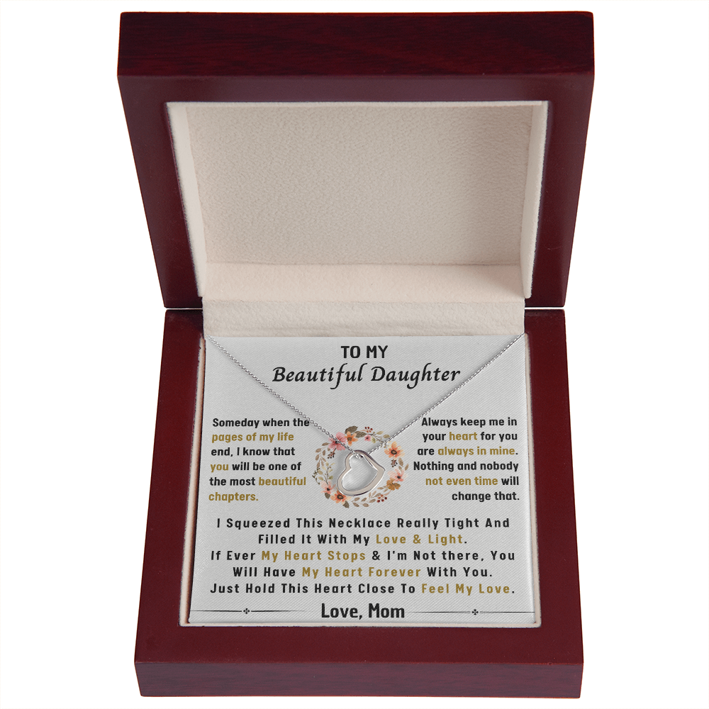 DAUGHTER DELICATE HEART NECKLACE