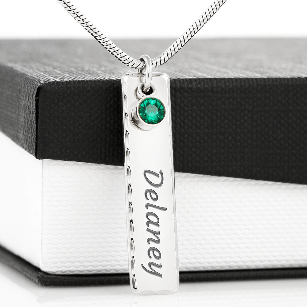 JULY FREEDOM BIRTHSTONE NECKLACE
