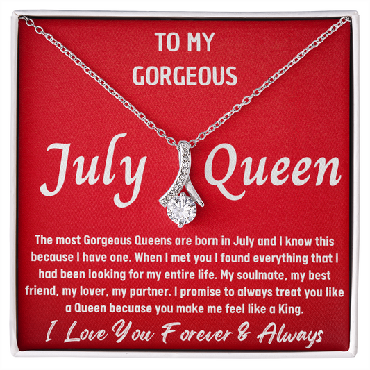 MY GORGEOUS JULY QUEEN NECKLACE