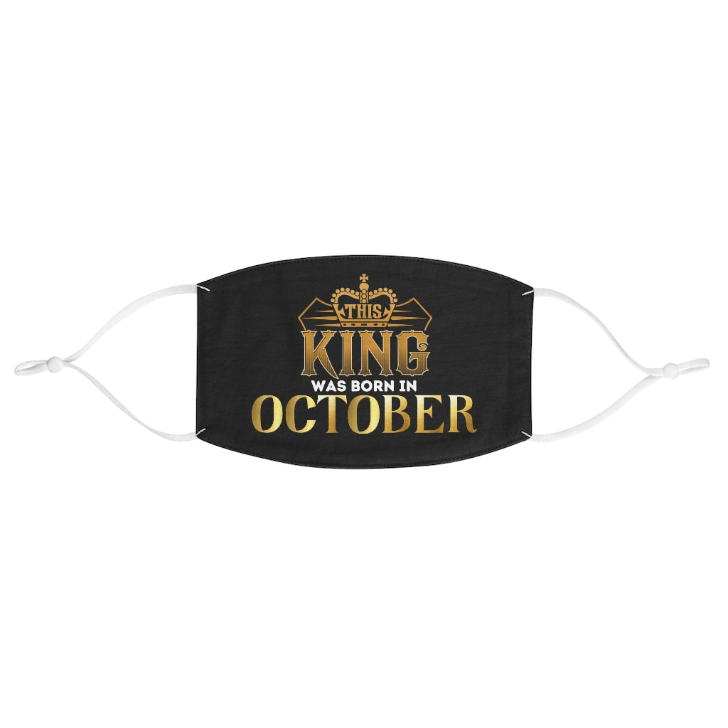 OCTOBER KING FACE MASK