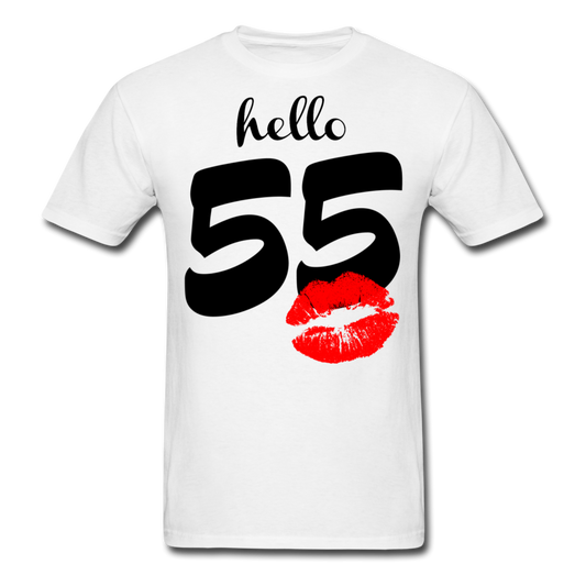 HELLO 55 SHIRT NEW - white